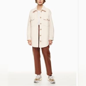 Wilfred The Ganna Shirt Jacket, Heather Bone, 2XS